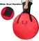 25" Christmas Wreath Storage Bag - Christmas Large Wreath Storage Container Cover - Heavy Duty Reinforced Wide Handle and Double Sleek Zipper - Protect Your Christmas Garland Party Decorations- Red